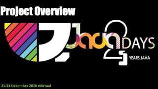 Project Overview
21-23 December 2020 #Virtual
 