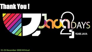 Thank You !
21-23 December 2020 #Virtual
 