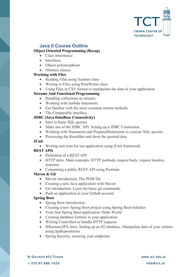 Kursi Java Intermediate | PDF