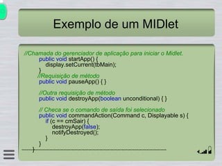 Introdução ao J2ME Conexão Java 2004