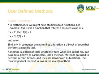 JAVA 3 PPT OF CLASS 12 INFORMATION TECHNOLOGY | PPTX