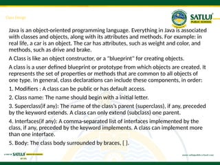 JAVA 3 PPT OF CLASS 12 INFORMATION TECHNOLOGY | PPTX