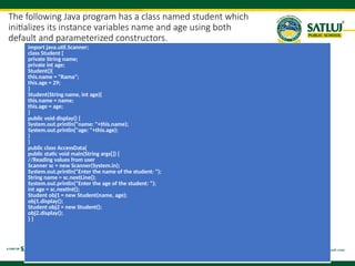 JAVA 3 PPT OF CLASS 12 INFORMATION TECHNOLOGY | PPTX