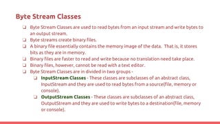 IO and threads Java | PPTX