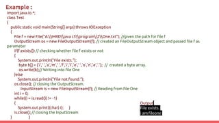 IO and threads Java | PPTX