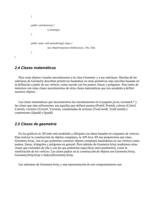Java 3 d manual | PDF