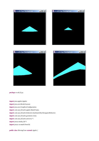 Java 3 d manual | PDF