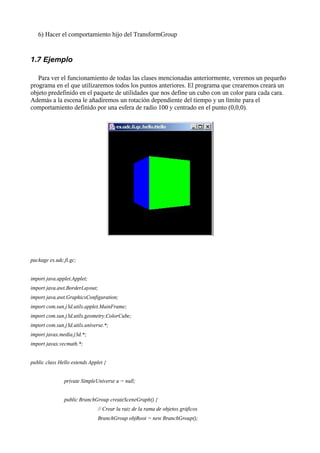 Java 3 d manual | PDF