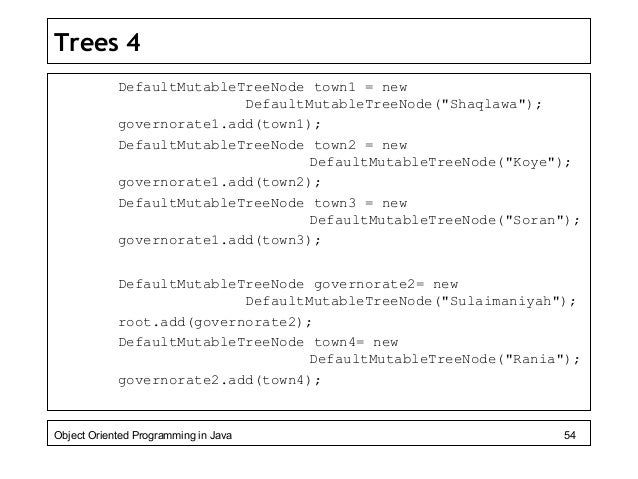 Advanced java topics
