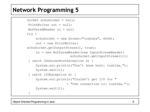 Advanced java topics