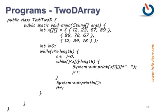 Java Language fundamental | PPTX