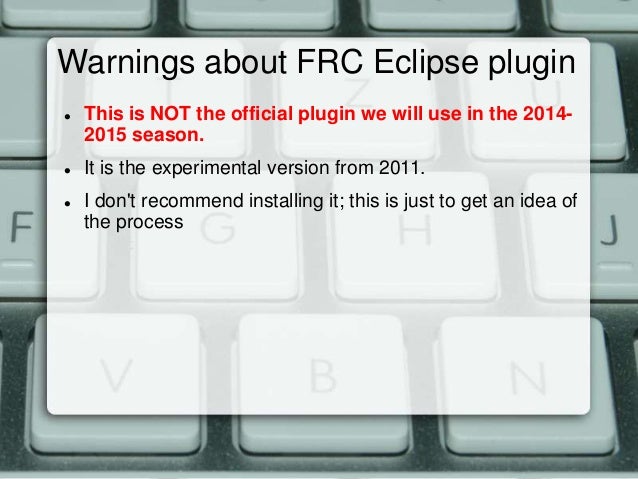 frc 2015 java install