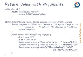 Java Method, Static Block | PPT