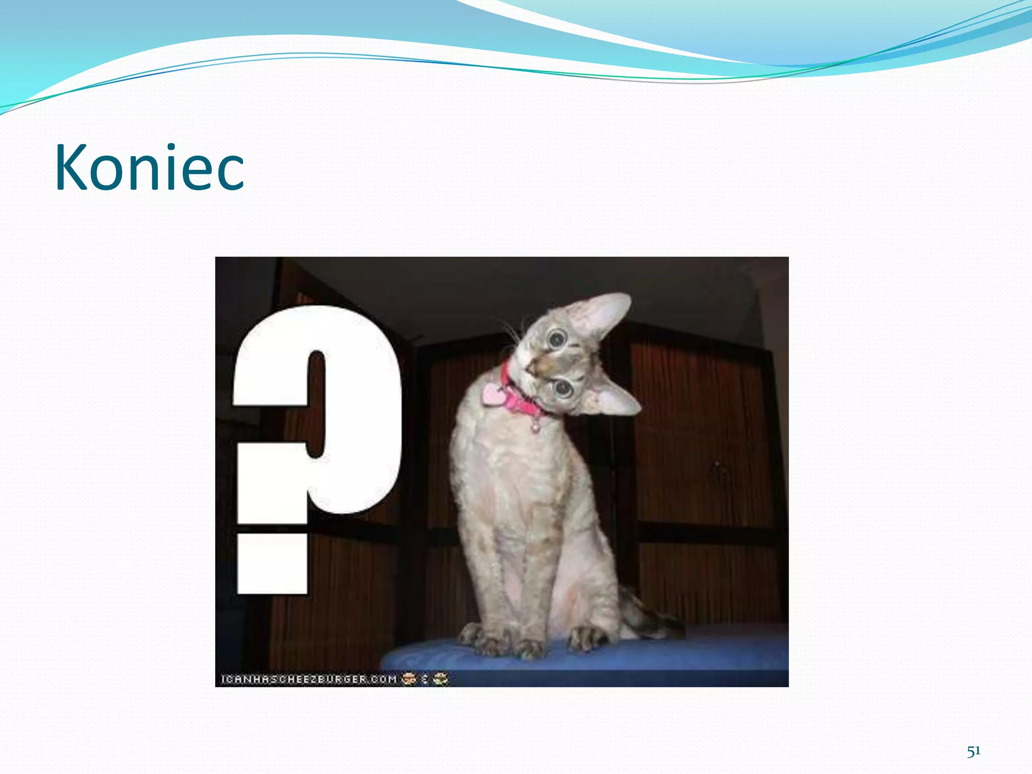 The End




          51
 