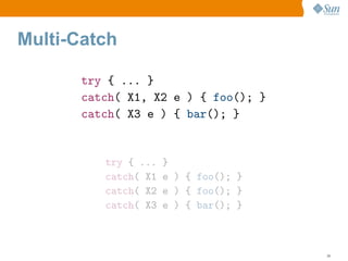 New Features of Java7 SE