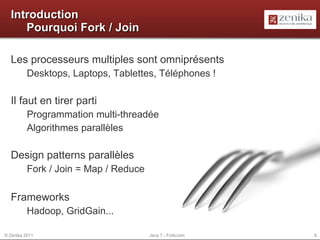 Le framework Fork / Join 