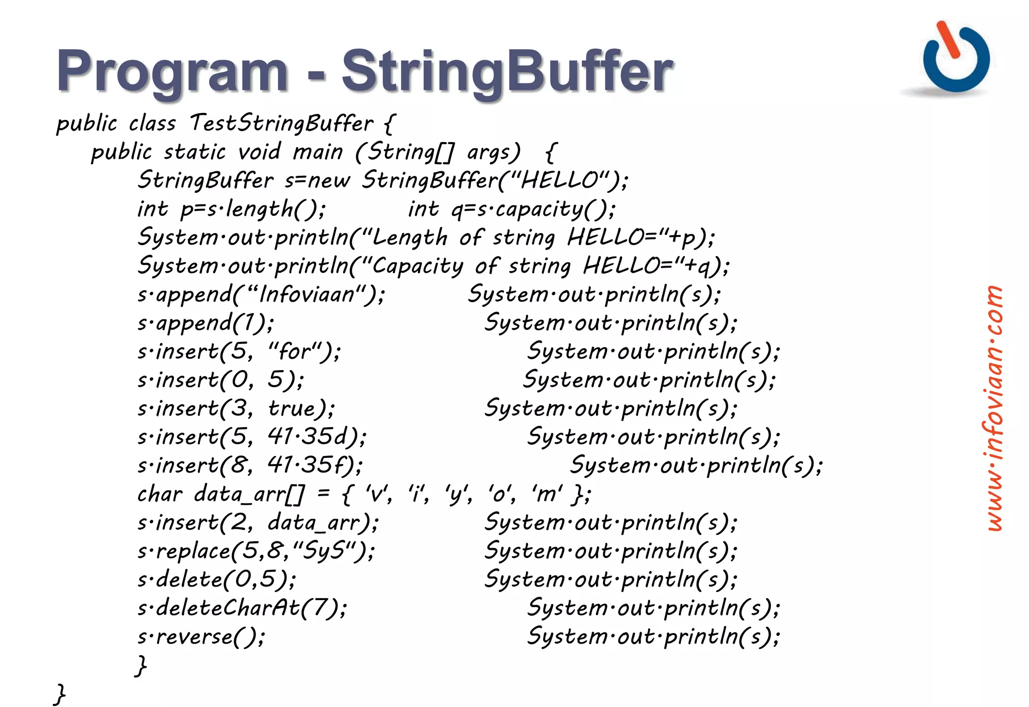 Java String Handling | PPT