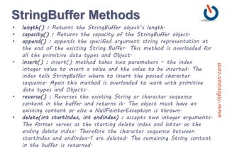 Java String Handling | PPT