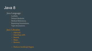 Java 7 & 8 New Features | PPTX