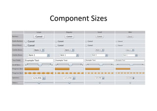 Component	
  Sizes	
  
 
