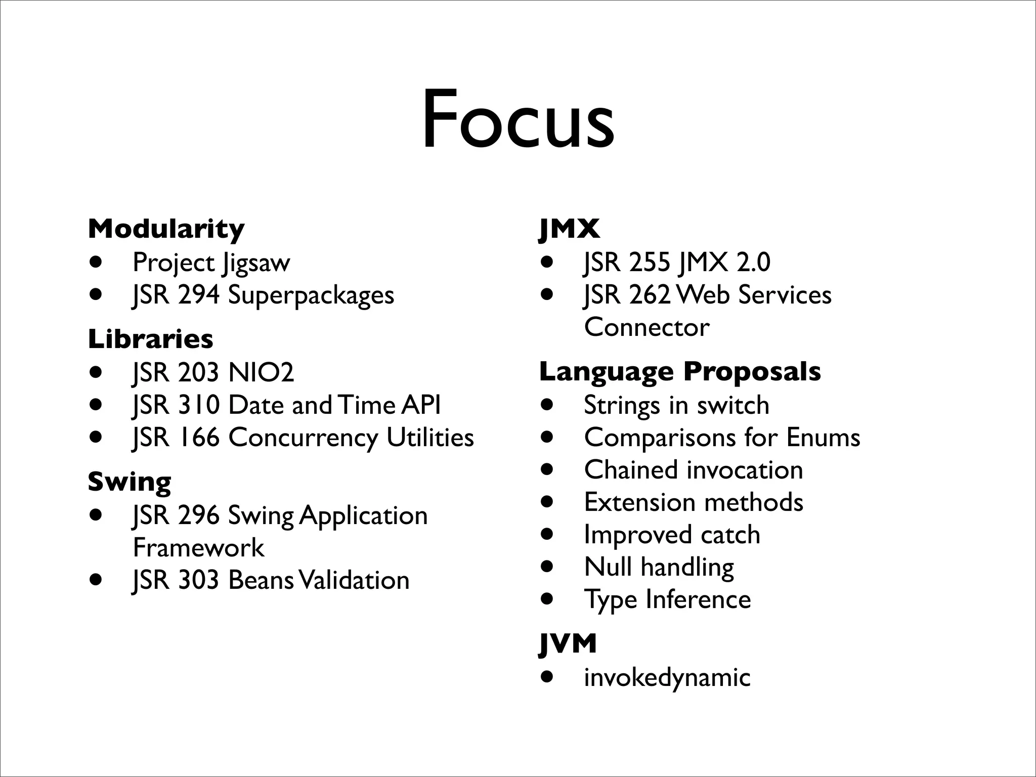 Java 7 Preview