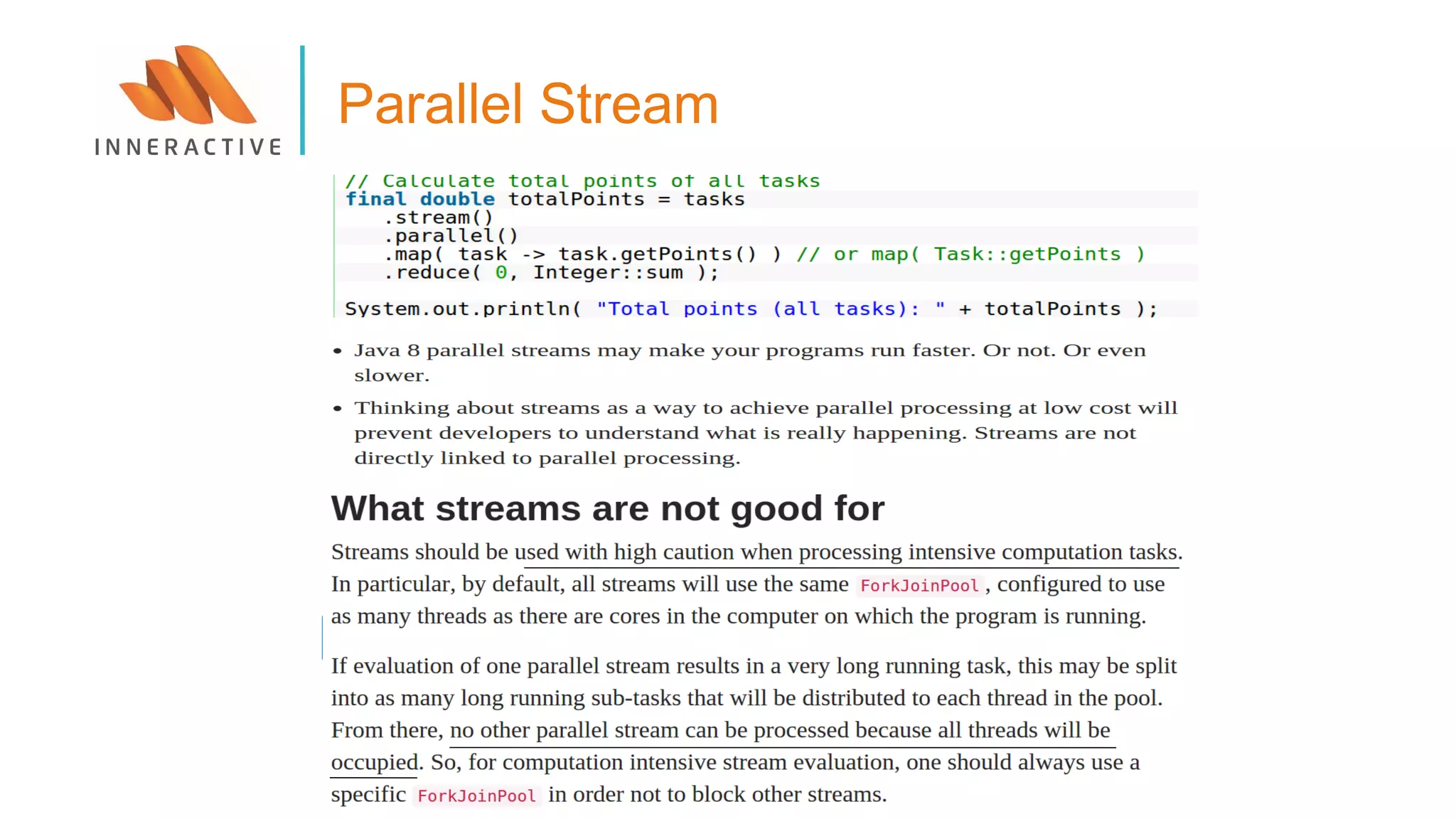 Parallel Stream
 