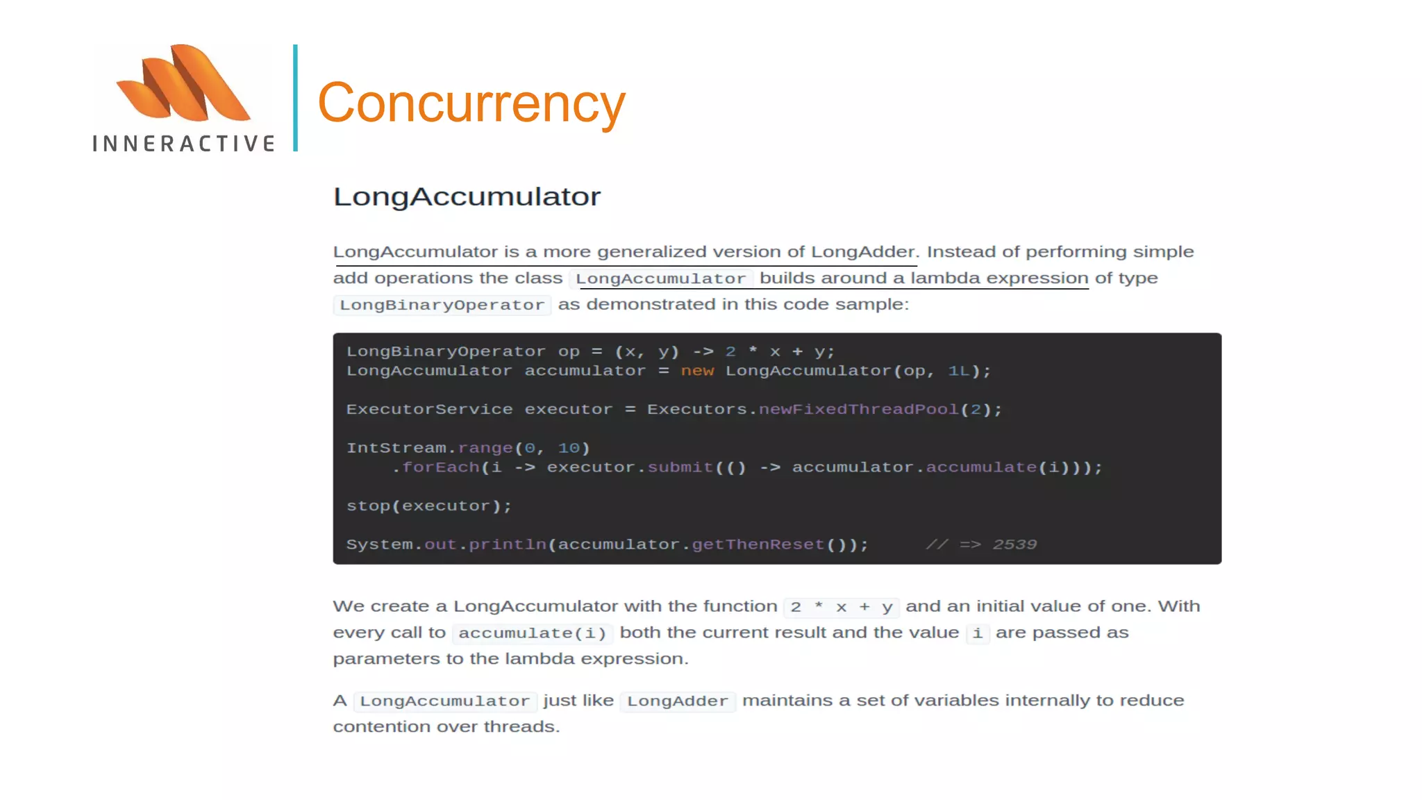 Concurrency
 