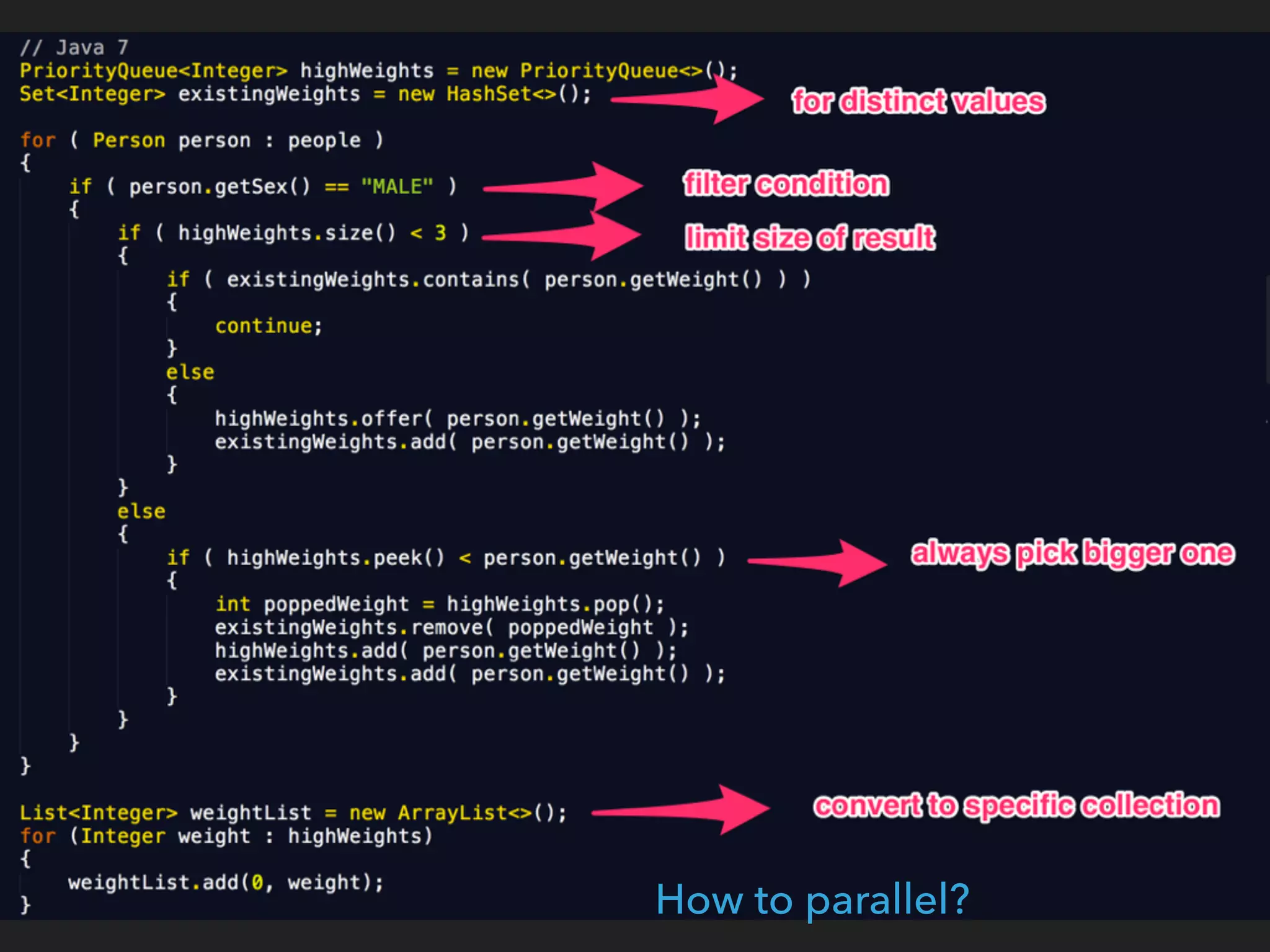 FUNCTIONAL PROGRAMMING - STREAM API
How to parallel?
 