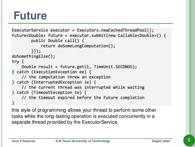 Java 8 - Completable Future