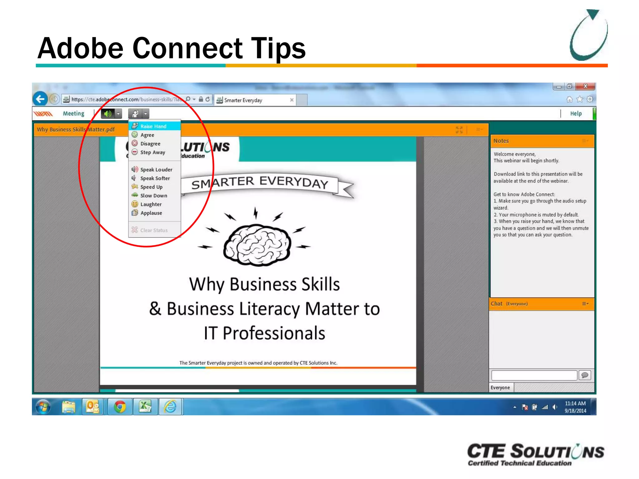 Adobe Connect Tips 
 
