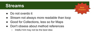Java 8 best practices - Stephen Colebourne | PDF