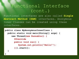 Major Java 8 features | PPT