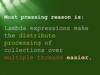 Major Java 8 features | PPT