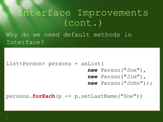Major Java 8 features | PPT