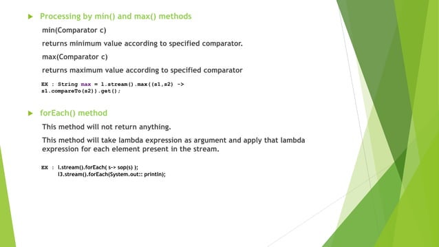 Java 8 features | PPTX | Programming Languages | Computing