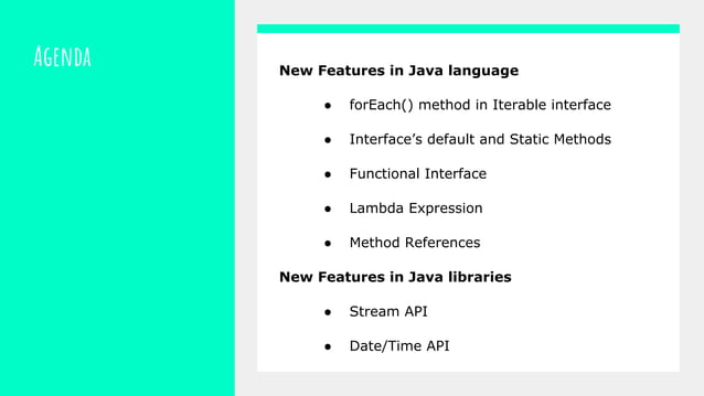 Java 8 features | PDF