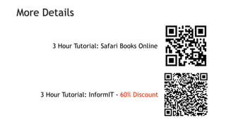 More Details
3 Hour Tutorial: Safari Books Online
3 Hour Tutorial: InformIT - 60% Discount
 
