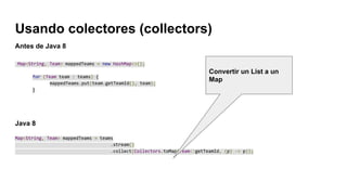 Java 8  introducción a expresiones lambdas y api stream Slide 44