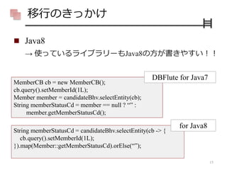 Java8移行から始めた技術的負債との戦い(jjug ccc 2015 fall) Slide 15