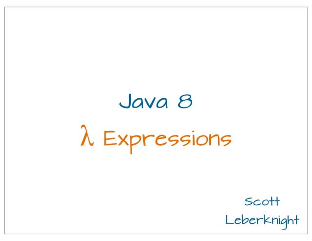 Java 8 Lambda Expressions | PDF | Programming Languages | Computing