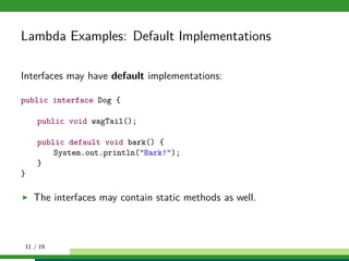 Lambda Expressions in Java | PDF | Programming Languages | Computing