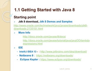 Java 8 lambdas expressions | PPTX