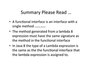 Java 8 Lambda Expressions & Streams | PDF