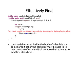 Java 8 Lambda Expressions & Streams | PDF