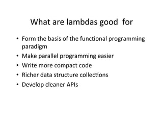 Java 8 Lambda Expressions & Streams | PDF