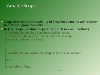 Java Notes | PPT
