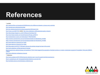 References
* Lambda
http://stackoverflow.com/questions/220658/what-is-the-difference-between-a-closure-and-a-lambda
http://openjdk.java.net/projects/lambda/
http://jcp.org/aboutJava/communityprocess/edr/jsr335/index2.html
http://vimeo.com/48577033 (slides: http://www.slideshare.net/tkowalcz/java-gets-a-closure)
http://datumedge.blogspot.co.uk/2012/06/java-8-lambdas.html
http://www.theserverside.com/news/thread.tss?thread_id=68718
http://medianetwork.oracle.com/video/player/1785479333001
https://oracleus.activeevents.com/connect/sessionDetail.ww?SESSION_ID=6080
https://oracleus.activeevents.com/connect/sessionDetail.ww?SESSION_ID=5089
http://www.lektorium.tv/lecture/?id=14048
http://www.lektorium.tv/lecture/?id=14049
http://blog.xebia.com/2012/11/05/report-will-java-8s-lambda-change-the-face-of-the-world/
http://www.slideshare.net/fsarradin/java-8-lambda
http://programmers.stackexchange.com/questions/173441/what-triggered-the-popularity-of-lambda-functions-in-modern-mainstream-programmi?newsletter=1&nlcode=29983%
7c903a
http://www.slideshare.net/bje/java-closures
* Collections
http://www.javabeat.net/2012/05/enhanced-collections-api-in-java-8-supports-lambda-expressions/
http://cr.openjdk.java.net/~briangoetz/lambda/collections-overview.html
http://architects.dzone.com/articles/java-collections-api
 