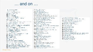 … and on …
@dgomezg
 