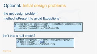 Java 9 Interfaces. Private methods. Beneﬁts
Reuse code on your interface extensions
Keep the code clean
Expose only intended methods on API
@dgomezg
 