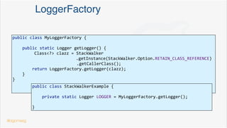 Optional. Java 9 better or()
or allows to create the Optional with the default value
provide a Supplier<Optional<T>>
Contact emergencies = new Contact("Emergencies", "Spain", "112");
phoneDialer.dial(contactBook.getEmergency()
.or(()->Optional.of(emergencies))
.get());
@dgomezg
9
 